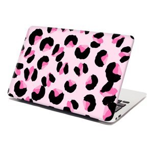 Samolepka na notebook Růžový gepard - 38x26 cm
