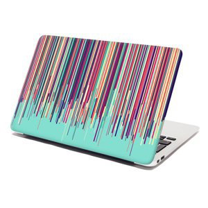 Samolepka na notebook Stékající barva - 38x26 cm