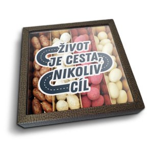 Mandle v čokoládě Život je cesta, nikoliv cíl - 4x 80g