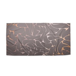 Ručník Béžové vzorce - 50x100 cm