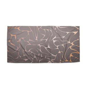 Ručník Béžové vzorce - 70x140 cm