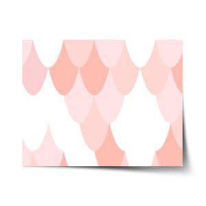 Plakát Růžové obloučky - 60x40 cm