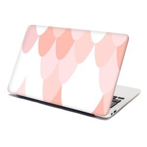 Samolepka na notebook Růžové obloučky - 29x20 cm