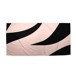 Ručník Růžový vzor zebry - 30x50 cm