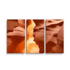 Obraz - 3-dílný Skály v poušti - 120x80 cm