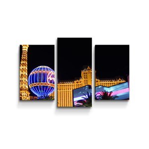 Obraz - 3-dílný Las Vegas 3 - 75x50 cm