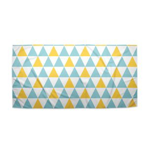 Ručník Dvoubarevné trojúhelníky - 50x100 cm