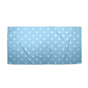 Ručník Bílé tečky na modré - 30x50 cm