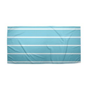 Ručník Bílé pruhy na modré - 30x50 cm