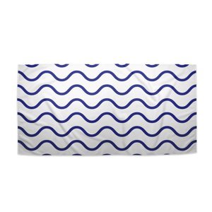 Ručník Modré vlnky - 50x100 cm
