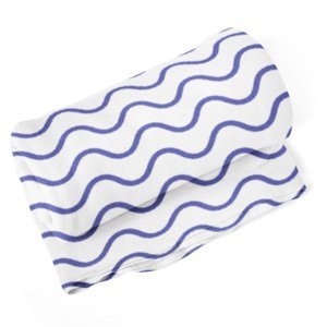 Deka Modré vlnky - 150x120 cm