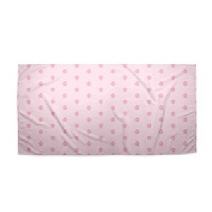 Ručník Růžové puntíky - 50x100 cm