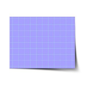 Plakát Čtvercový vzor fialové - 90x60 cm