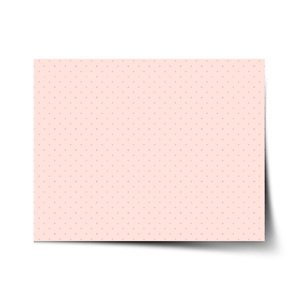 Plakát Růžové křížky na světle růžové - 60x40 cm