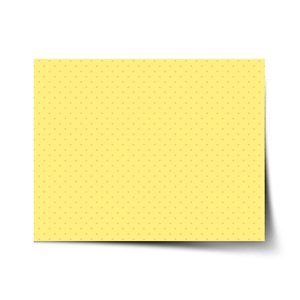 Plakát Červené kroužky na žluté - 60x40 cm