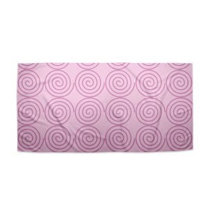 Ručník Růžové spirály - 50x100 cm
