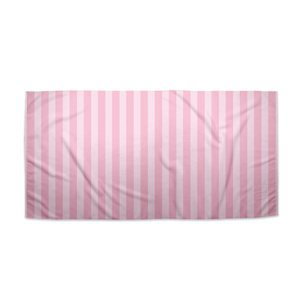 Ručník Růžové pruhy - 50x100 cm