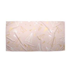 Ručník Zlaté a bílé vlaštovky - 50x100 cm