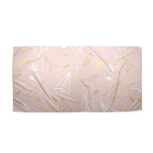 Ručník Zlaté a bílé vlaštovky - 70x140 cm