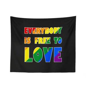 Deka Everybody is free to love: 150x120 cm