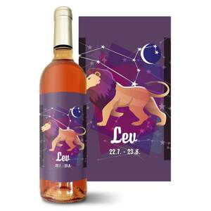 Růžové víno Lev: 0,75 l