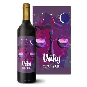 Červené víno Váhy: 0,75 l