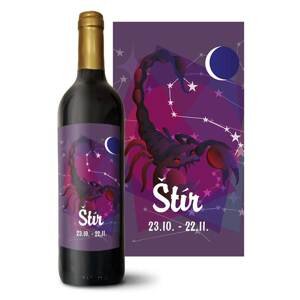 Červené víno Štír: 0,75 l