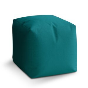 Taburet Cube Zelenomodrá: 40x40x40 cm