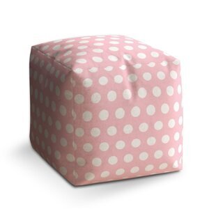 Taburet Cube Bílé tečky: 40x40x40 cm