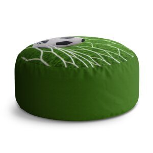 Taburet Circle Fotbalový míč v bráně: 40x50 cm