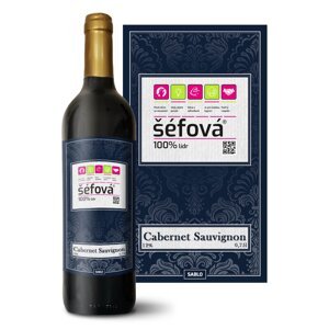 Červené víno Šéfová: 0,75 l