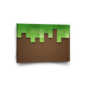 Obraz Green Blocks - 90x60 cm