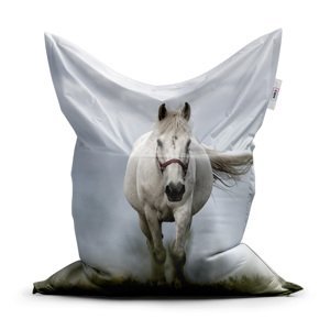 Sedací vak Classic Bílý kůň 3 - 150x100 cm