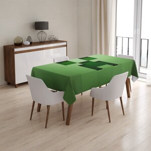 Ubrus Green Blocks - 130x130 cm