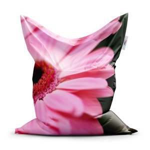 Sedací vak Classic Růžová gerbera - 150x100 cm