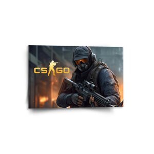 Obraz CS:GO Voják 2 - 60x40 cm