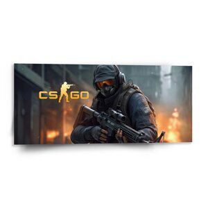 Obraz CS:GO Voják 2 - 110x50 cm