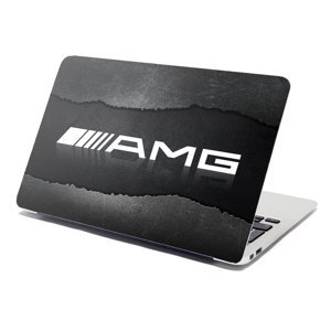 Samolepka na notebook AMG černá - 29x20 cm