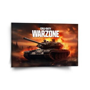 Obraz Call of Duty Warzone - tank - 120x80 cm