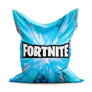 Sedací vak Classic FORTNITE modrá - 200x140 cm