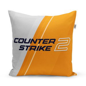 Polštář Counter Strike 2 Oranžová - 50x50 cm