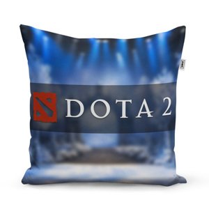 Polštář DOTA 2 Modrá - 50x50 cm