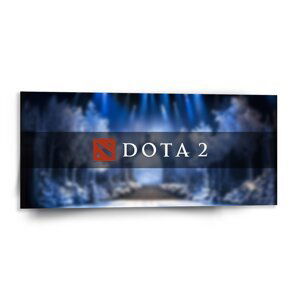 Obraz DOTA 2 Modrá - 110x50 cm