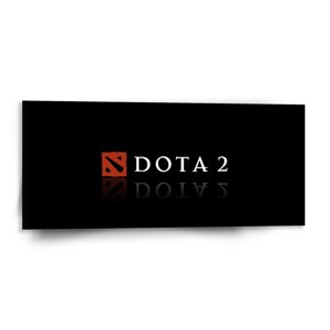 Obraz DOTA 2 Černá - 110x50 cm