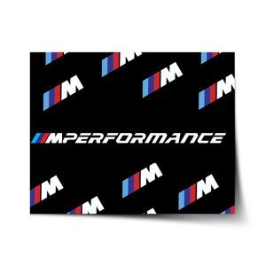Plakát MPERFORMANCE černý vzor - 60x40 cm
