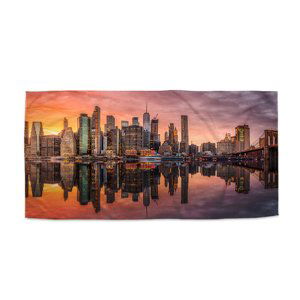 Ručník New York Západ slunce - 50x100 cm