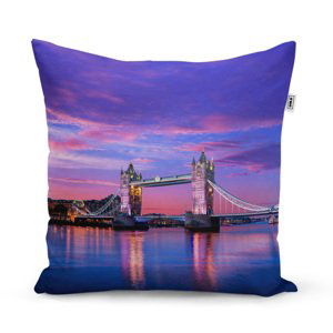 Polštář Londýn Tower Bridge - 50x50 cm