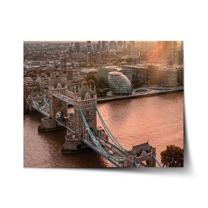 Plakát Londýn City of London - 90x60 cm
