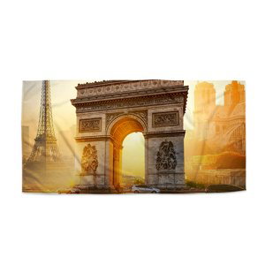 Ručník Paříž Vítězný oblouk - 50x100 cm
