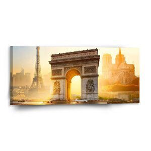Obraz Paříž Vítězný oblouk - 110x50 cm